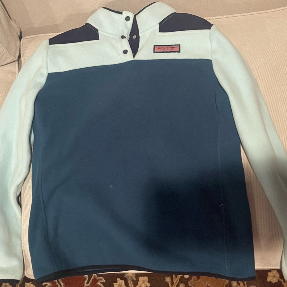 Vineyard Vines Fleece Quarter Button.
